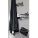 ES-Wall Washer Siyah Aluminyum Kasa Takimi 85cm