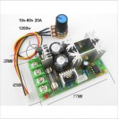 ES-10v-60v giris 10v-60v cikis dimmer 20A-60A DC Dimmer 1200w