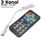 ES-Uzaktan Kumandali Dimmer 12v-24v giris 0v-24v cikis dimmer 8A RF 3kanal