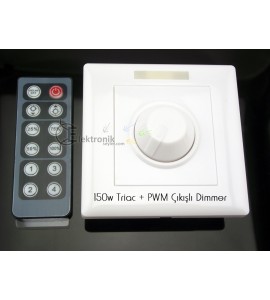 ES-150w Triac PWM AC Dimmer Uzaktan Kumandalı