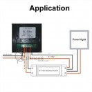 ES-200w Triac Lux Hassas AC Dimmer Pwm Led Sürücü Dim