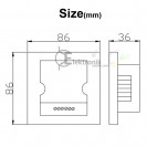 ES-200w Triac Lux Uzaktan Kumandalı Hassas AC Dimmer Pwm Led Sürücü Dim