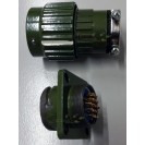 ES-14pin 20mm Jack Soket Askeri Tip Yeşil