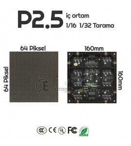 ES-P2.5 HD RGB Led Panel 160mm x 160mm