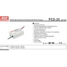 ES-MeanWell PCD 25-700B 25w Dimmable Led Driver Power Supply