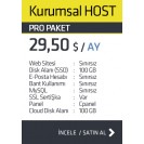 Kurumsal Host - Pro Paket