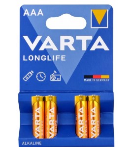 Varta 4103 Longlife AAA Kalem Pil 4lü Alkaline İnce