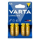 Varta 4106 Longlife AA  Kalem Pil 4lü Alkaline