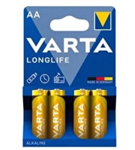 Varta 4106 Longlife AA  Kalem Pil 4lü Alkaline