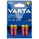 Varta 4703 Longlife Max Power AAA Kalem Pil 4lü Alkaline İnce