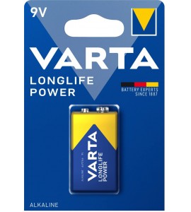Varta 4922 Longlife Power 9 V Pil - E Alkaline