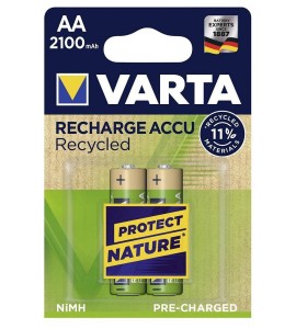 Varta 56816-2 Recharge Accu Recycled AA 2100 mAh 2 li 