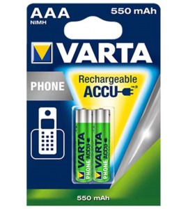 Varta 58397 Phone ince Pil - AAA 550 mAh