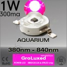 ES-LED 1W Full Spectrum Gro 380nm-840nm Bridgelux