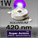 ES-LED 1W Super Actinic 420nm Bridgelux
