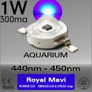 ES-LED 1W Royal Mavi 440nm-450nm Bridgelux