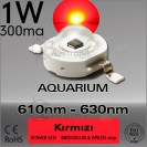 ES-LED 1W Kırmızı 610nm-630nm Bridgelux