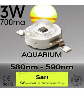 ES-LED 3W Sarı 580nm-590nm Bridgelux
