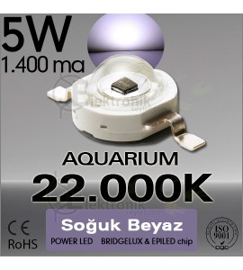 ES-Led 5W 22.000K Bridgelux Soğuk Beyaz