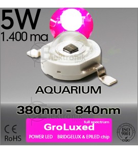 ES-LED 5W Full Spectrum Gro 380nm-840nm Bridgelux