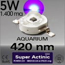 ES-LED 5W Super Actinic 420nm Bridgelux