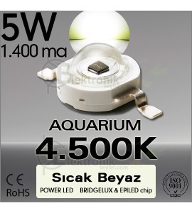 ES-LED 5W Beyaz White 4000K-4500K Bridgelux