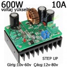 ES-600W 10A 12v-80v Voltaj Yukseltme Step up