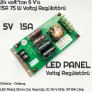 ES-ES-10-36 Volt 5V 15A led panel Voltaj düşürücü 