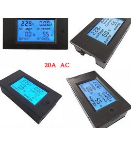 ES-AC 80 20Amper Wattmetre Voltmetre Ampermetre Khw metre