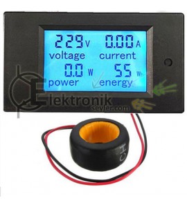 ES-AC 80 100Amper Wattmetre Voltmetre Ampermetre Khw metre